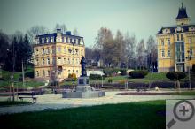 I v Aši jsou hezká místa, třeba Goethův parčík