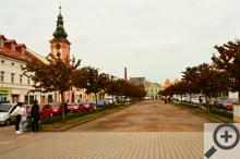 Rakovnické náměstí je neuvěřitelně dlouhé