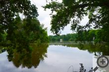 Rybník Naděje, jinde by patřil mezi vyhledávané lokality, tady je jedním z mnoha
