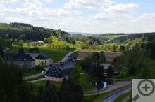 Vesničky na Saské straně Krušných hor vypadají opravdu malebně