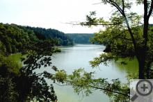 Takhle vypadá Otava asi kilometr před soutokem s Vltavou