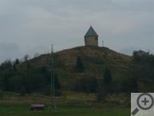 Rotunda na Mědníku je vidět už z dálky